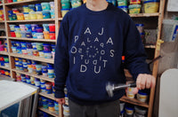 Circle Raglan Sweat Shirts